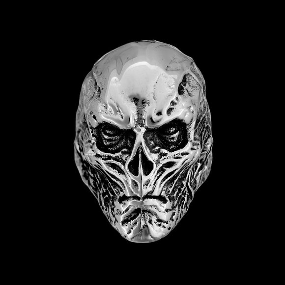 Stranger Things Vecna Biker Ring, 316SS - Picture 4 of 15